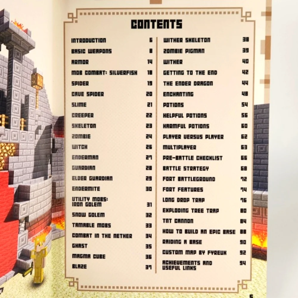 Minecraft Combat Handbook, updated version